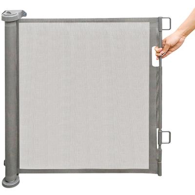 Haloyo - Ausziehbares Kinderschutzgitter ®,Türschutzgitter Rollo,Hundebarrieren,Tragbar Hunde Image