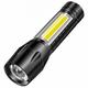 Lampes Torches LED Eclairage LED Imperméable 400 lm LED LED Émetteurs Portable Imperméable Poids Léger Camping / Randonnée / Spéléologie Usage quotidien Cyclisme Noir