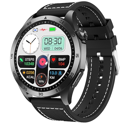 Smartwatch für Männer - ECG Blutdruck Körpertemperaturüberwachung IP68 wasserdichter Fitness Tracker Valentinstagsgeschenk Image