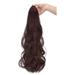 GHYJPAJK Ponytail Wig Female Long Hair Grasping Clip On Ponytail As Wig Curly Goods