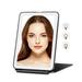 YUVIKE Makeup Mirror Vanity MGF3 Mirror with Lights Travel Mirror 56 LED Vanity Mirror Dimmable Touch Screen 3 Colors Modes 2000mAh Batteries Make up Mirror with Lighting (Black)