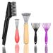 5 Pieces Comb Cleaner MGF3 Tool Set Hair Brush Cleaner Rake Comb Cleaning Brushes for Hairbrush and Comb Maintenance Remove Hair Dust Easily Ideal for Home and Salon Usese