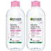 Garnier Skin Naturals Cleansing Water Hydrating & Soothing Micellar Cleansing Water 400ml (Pack of 2)