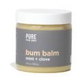 Pure for Men Bum DNF2 Balm | Raw Lotion for Men | All Purpose Skin Hydration and Deodorizing Balm | Raw Shea Butter Mint and Clove | 3.8 oz.