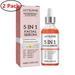 2 Pack Vitamin C Face Serum 5-In-1 Anti-Aging Serum With Vitamin C/E Hyaluronic Acid Collagen and Nicotinamide Vitamin C Serum For Facial Moisturizing Firming Skin And Even Skin Tone