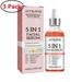 3 Pack Vitamin C Face Serum 5-In-1 Anti-Aging Serum With Vitamin C/E Hyaluronic Acid Collagen and Nicotinamide Vitamin C Serum For Facial Moisturizing Firming Skin And Even Skin Tone