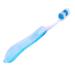 Duklien Foldable Folding Toothbrush 1Pc Plastic Durable Mini Outdoor Camping Travel Hair Accessory for Women & Men (Light Blue)