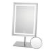 Waneway Full Metal Vanity DNF2 Mirror Lighted Makeup Mirror with 80 LEDs Lights and 10X Magnification Spot Mirror USB Power Light up Cosmetic Mirror for Dressing Table