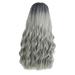 Duklien Long Women s Hairpiece - Natural Synthetic Hairpiece Shadow Curly Hairpiece for Women Hair Accessory for Women & Men (B)