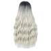 Duklien Long Women s Hairpiece - Natural Synthetic Hairpiece Shadow Curly Hairpiece for Women Hair Accessory for Women & Men (A)