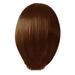 Duklien Fashion Synthetic Short Straight Bobo Black Brown Hairpiece for Women New Hair Accessory for Women & Men (Brown)