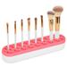 UPSEN Silicone Makeup Brush MGF3 Holder Desktop Cosmetic Storage Box Organizer for Brush Eyeliners Cosmetic Tools Pen Pencil Art Supplies Painting Brush and more - Pink