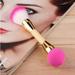 Double Sided Makeup Brush Non Latex Puff BB Cream Loose Powder Brush Double Ended Makeup Brush Bamboo Handle Double End Makeup Sponge