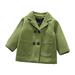 Hvyesh Baby Kids Boys Girls Classic Wool Blend Coat Winter Double Breasted Trench Coat Outwear Pea Coat Jacket