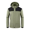 Tuphregyow Men s Casual Loose Windbreaker Jacket - Fashion Hooded Trench Coat for Outdoor Sports Plus Size and Thin Design Green L