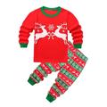 SZXZYGS Pyjamas+Set+for+Teen+Boys Boys Pajamas for Baby Girls Boys Christmas Santa Claus Xmas Pajamas Set Cotton Pjs Toddler Sleepwear Kids Clothes Set
