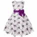 Tengma Toddler Girls Dresses Embraoidered Princess Skirt Performance Dress Christmas Party Dress Flower Bridesmaid Dress Long Wedding Pageant Dresses Tulle Dress Pageant Gown Gown Purple 130