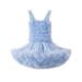 Tengma Toddler Girls Dresses Baby Mesh Tulle Tutu Dress Sleeveless Baby Rainbow Tutu Princess Skirt Dress Princess Dresses Light Blue XL