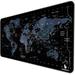 Large Gaming Mouse Pad World Map Mouse Pad Gaming Mouse Pad Nonslip Base Foldable & Portable Enjoy Precise & Smooth Operating Experience for Computer Keyboard PC Gaming(World Map)