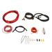 4 Gauge Car Audio Cable Amp Wiring Kit Amplifier Installation Wiring Kit for Subwoofer Speaker