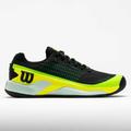 Wilson Rush Pro Extra Duty Men's Tennis Shoes Black/Safety Yellow/Gecko Green