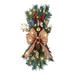 Ongmies Spring Wreaths for Front Door Clearance The Cordless Prelit Stairway Trim Christmas Wreaths for Front Door Holiday Wall Window Hanging Ornaments for Home Xmas Decor Room Decor Green