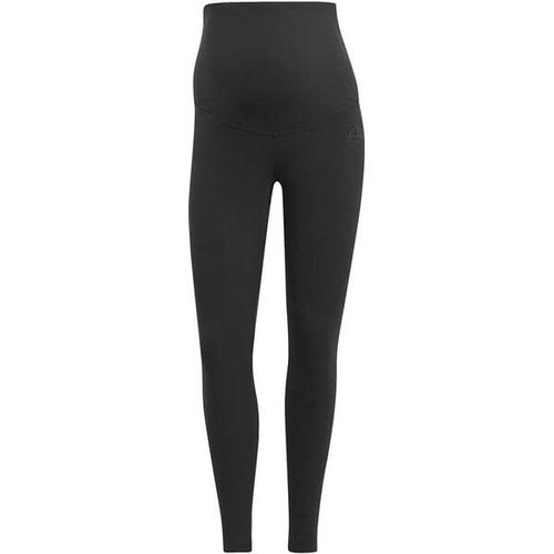 ADIDAS Damen Tight Ribbed High-Waist Umstandsmode, Größe S in Schwarz