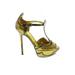 Sergio Rossi Heels: Yellow Shoes - Women's Size 37