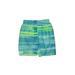 Under Armour Board Shorts: Green Tie-dye Bottoms - Kids Boy's Size Medium