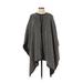 Lauren by Ralph Lauren Poncho: Black Sweaters & Sweatshirts - Women's Size Small