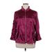 White House Black Market Jacket: Burgundy Jackets & Outerwear - Women's Size X-Large