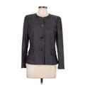 Ann Taylor Jacket: Gray Tweed Jackets & Outerwear - Women's Size 12 Petite