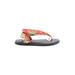 Sanuk Sandals: Red Tropical Shoes - Women's Size 8