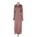 Zara Casual Dress - Shirtdress: Brown Dresses - Women's Size Small