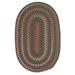 Brown 132 x 0.5 in Area Rug - Winston Porter Giza Wayland Braided Rug Nylon/Polypropylene | 132 W x 0.5 D in | Wayfair