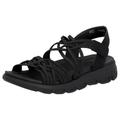 Sandale RIEKER EVOLUTION Gr. 37, schwarz Damen Schuhe Sandalen