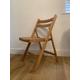 Vintage folding chair, 1990s wooden folding chair, retro folding chair, wooden desk chair, dining chair