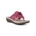 Women's Cassia Slip On Sandal by Cliffs in Dark Fuchsia Smooth (Size 11 M)