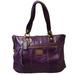 Coach Bags | Coach Poppy Large Purple Shoulder Bag | Color: Gold/Purple | Size: Os