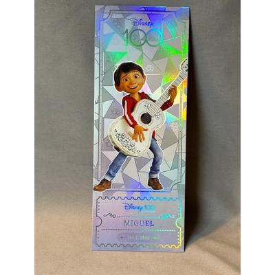 Disney Toys | Coco Miguel Disney100 Kakawow Refractor Ticket Jumbo Card Lt. Edition 1684 | Color: Silver | Size: Disney100