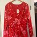 Free People Dresses | Free People Long Sleeve Dress | Color: Red | Size: L