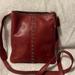 Coach Bags | Authentic Vintage Maroon Red Coach Purse Crossbody Leather Bag Silver Threaded | Color: Red/Silver | Size: Os