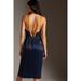 Anthropologie Dresses | Anthropologie Open Back Navy Blue Midi Dress | Color: Blue | Size: 12