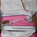 Converse Shoes | Converse Chuck Taylor All-Star 'Oops Pink' Lift Ox Platform Shoes Size 1 | Color: Pink/White | Size: 10