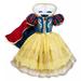 Disney Dresses | Disney Store Snow White Deluxe Costume For Kids, Size 5 | Color: Blue/Gold/Red/White | Size: 5tg