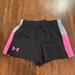 Under Armour Bottoms | Girls Under Armour Shorts Medium | Color: Black/Pink | Size: Mg