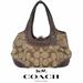 Coach Bags | Authentic Coach Ergo Kisslock Frame Signature Satchel - Brown | Color: Brown/Gold | Size: Os