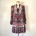 Anthropologie Dresses | Anthropologie Spliced Floral Tunic Dress Nwt Size Small | Color: Blue/Pink | Size: S