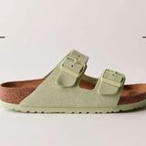 Free People Shoes | Free People Birkenstock Arizona Soft Footbed Sandals | Color: Green | Size: Various