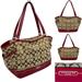 Coach Bags | Coach Signature Park Carrie Tote | Color: Brown/Red | Size: Os